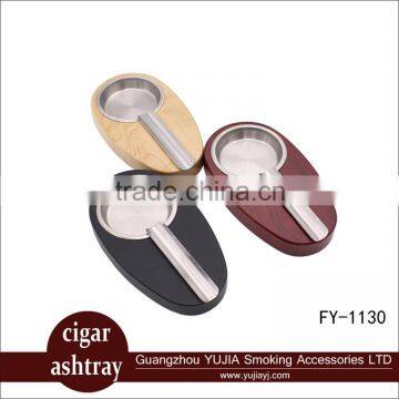 Pocket ashtray cigar ashtray wooden Material cigar ashtray cigarette ashtray For Travel