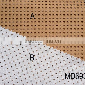 Artificial PU Suede fabric for high-heeled shoes & bedding articles MD69384