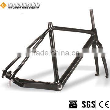 2016 CarbonBikeKits CFM827-D PF30 cyclocross Disc Brake 700c China Carbon Bike Frame