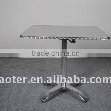 Convenient square aluminum foldable table Aoter