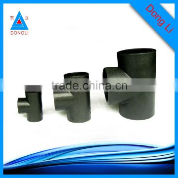 Pressured HDPE water supply pipe fittings PE100 pipe fitting