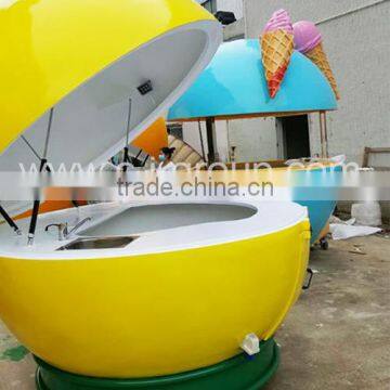 fiberglass fruit kiosk/food kiosk/orange kiosk