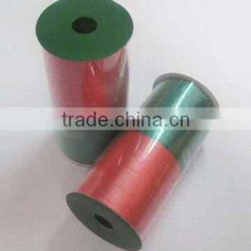 HOT SALE ! Red Green Crimped Solid Poly Gift Wrap Foloristry Ribbon