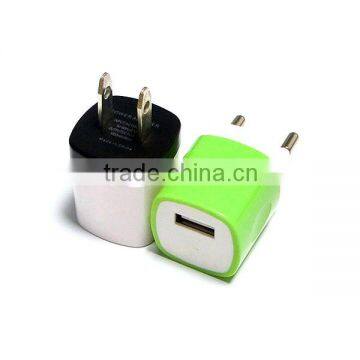 America hot sell item 5v 1a1 port wall charger cellphone