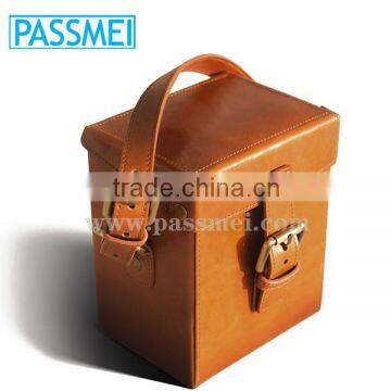 Camera Travel Accessories Genuine Leather Camera Carry Bag photo-4