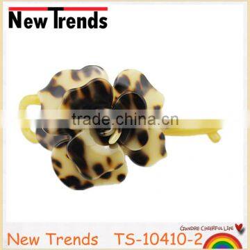 Hot selling turtle flower types of hair barrettes
