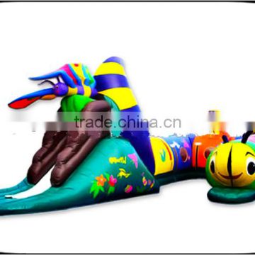 new design inflatable obstacle course for kids/inflatable tunnel play game