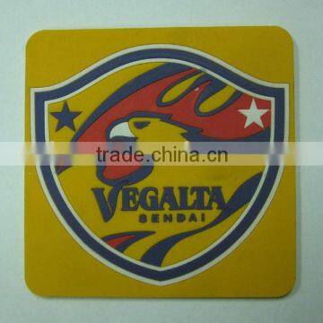 soft pvc beer mat