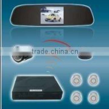 3.5inch rear view mirror TFT display car parking sensor