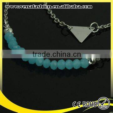 Blue Crystal Intimate Fashion Teen Necklace Jewelry, Teenage Fashion Jewelry photo-2