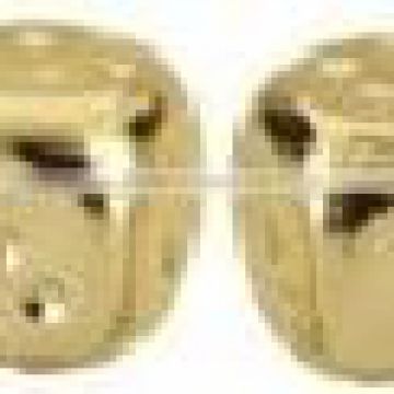 Gold Plated Dice Valve Stem Caps (set of 4)