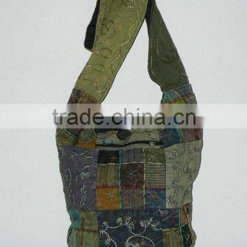 canvas shoulder bags stone wash cotton bag hippie bag bag for teenage girls