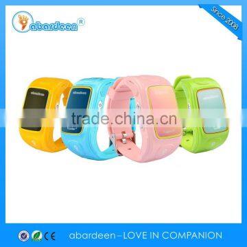 SOS one-key press start calling parents' cellphones kids gps tracker