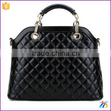 2015 Stylish black tote bag large capacity shoulder bags