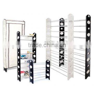 2-10 tier Metal and Plastic All Types of High Quality Adjustable shoe store display racks