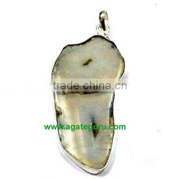 Agate Slice Pendants