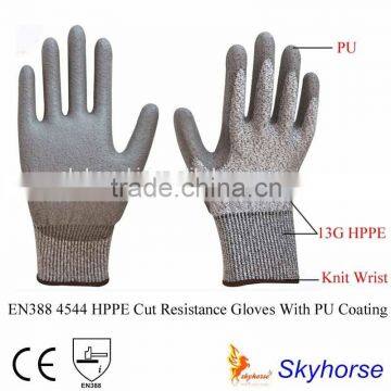 HPPE Cut Resistant Safety Hand Gloves