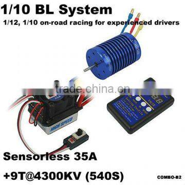 Mystery 1/10 Brushless System 1/12,1/10 on-road racing for experienced drivers HL-SL35A + 9T@4300KV (HL540S-3650M Motor) RC CAR