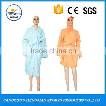 Mature size soft comfortable lightweight 200gsm microfiber bathing robe