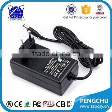 UK AU US EU plugs 18V dc 400mA ac adapter 7.2w wall charger