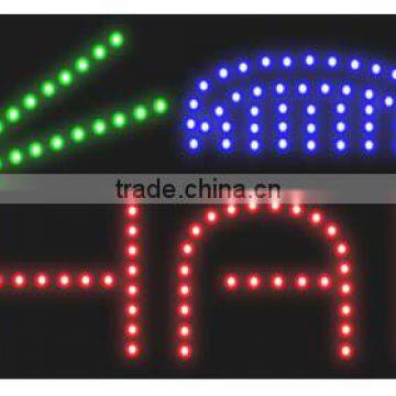 Outdoor advertising LED Sign for the hair shops OEM is welcome