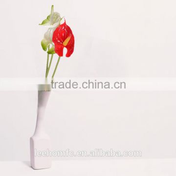 PU artificial flower in special pot for office decoration