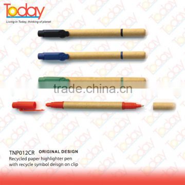 ECOZONE STAPLES Factory Eco-green promotion ball point ball-point pen