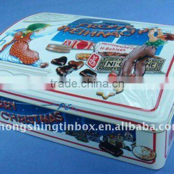 Rectangular Metal Christmas Tin Box photo-5