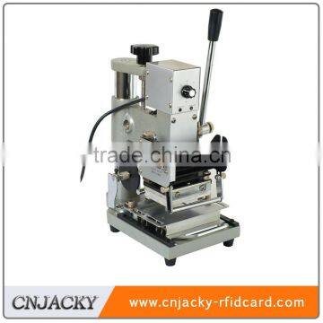 CNJ-90 plastic card hot stamper hot stamping hot foil tipping gilding machine