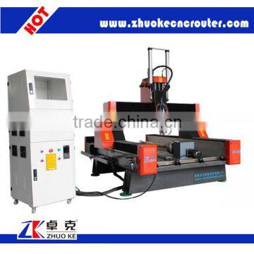 China Heavy Duty 4 Axis CNC Carving machine For Artifical Stone 900*1500MM With Hybird Servo Motor&5.5KW Water Cooling Spindle