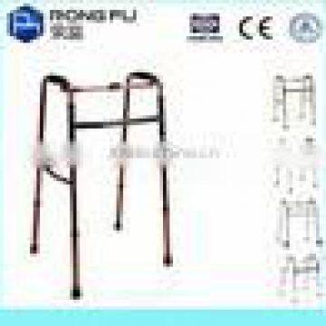 foldable adjustable aluminum walker without wheels