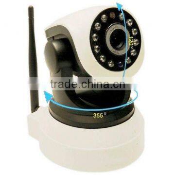 two way intercom Pan Tilt P2P wifi wireless IP CCTV camera with night vision