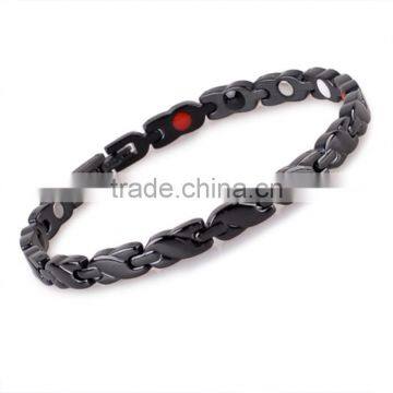 all black Germanium titanium magnetic bracelet