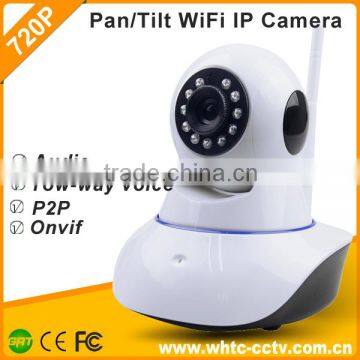 p2p 720P TF Card cloud IP wireless wifi security camera with mobile view