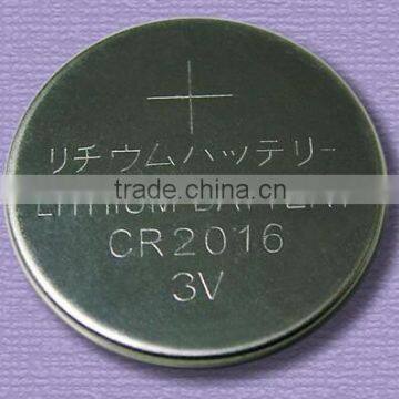 2016 CR2016 3V 75mAh Lithium Button Cell laser battery