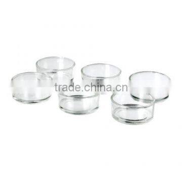 Glass tealight holder