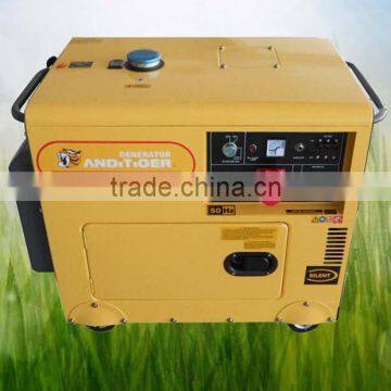 LONFA China Zhejiang Reliable Brand Cheap East Start 7000W 7kVA Silent Diesel Generator