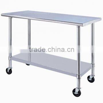 NSF Approval Detechable Prep Stainless Steel Work Table for Commercial Kitchen or Restaurant photo-4
