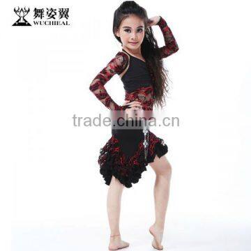 Wuchieal New Children Performance Belly Dance Costumes Kids Stage Dancewear for Girls