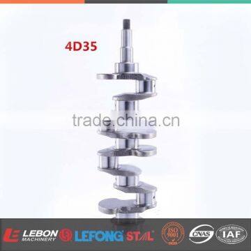 4D35 Engine Casting Crankshaft 60mm For Excavator