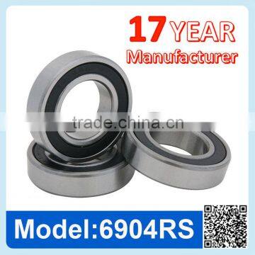 6904 ZZ RS Miniature Ball Bearing Deep Groove Ball Bearing