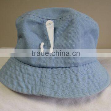 light blue bucket hat