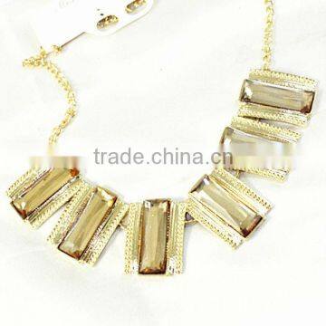 High fashion shinny stone hawaiian party necklaces