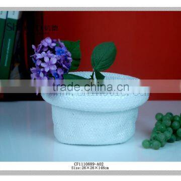 County knit style vases dry flower pot for home