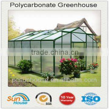 UV protcetion 10 years of quality assurance polycarbonate Greenhouse