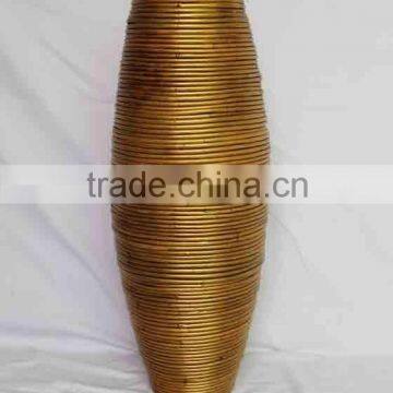 Natural Willow Dcorative Vase Rattan Pot Home Decoration Artificial Flowers photo-4
