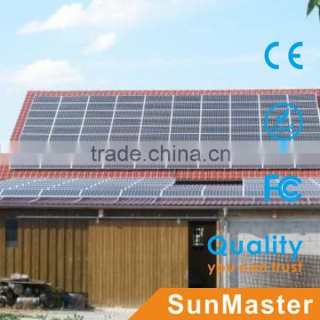 Energy saving off grid 50KW solar energy system design with battery