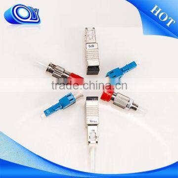 Telecom Equipment SC/E2000/FC/LC/MU/MTRJ/ST 5DB/3DB/10DB/15DB Fiber Optic Attenuator