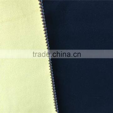Microfiber flock fabric