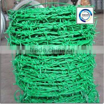 2015 Fence usage 16 gauge 480m PVC coated electro barbed wire